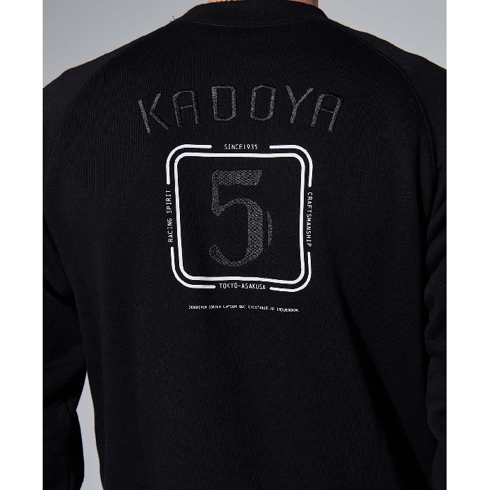 7904 KADOYA SWEAT スウェットトレーナー ブラック｜ベスト