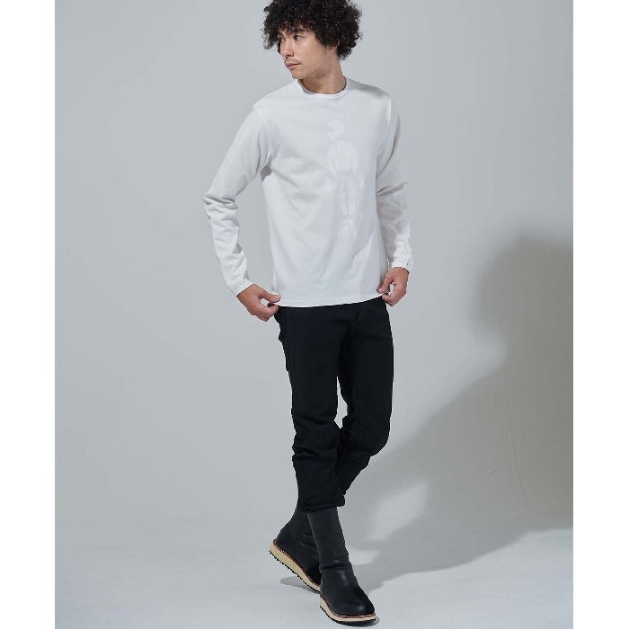7884 INVISIBLE RIDER ロングTシャツ ホワイト｜ベスト・シャツ・T