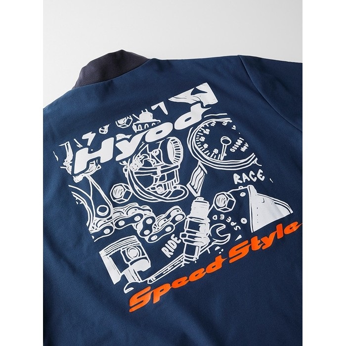 STU054 HYOD COMFORT SMOOTH MOCK NECK T-SHIRTS BLACK｜ベスト