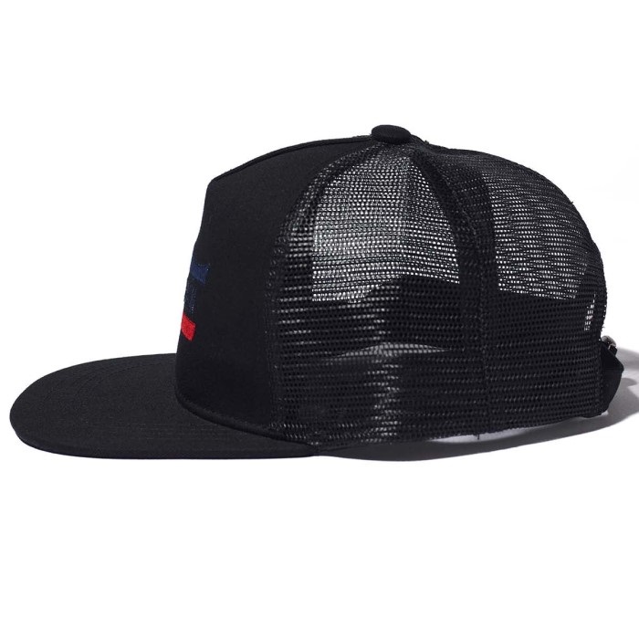 8907 MESH LOGO CAP キャップ ブラック｜帽子・キャップ他｜の通販なら