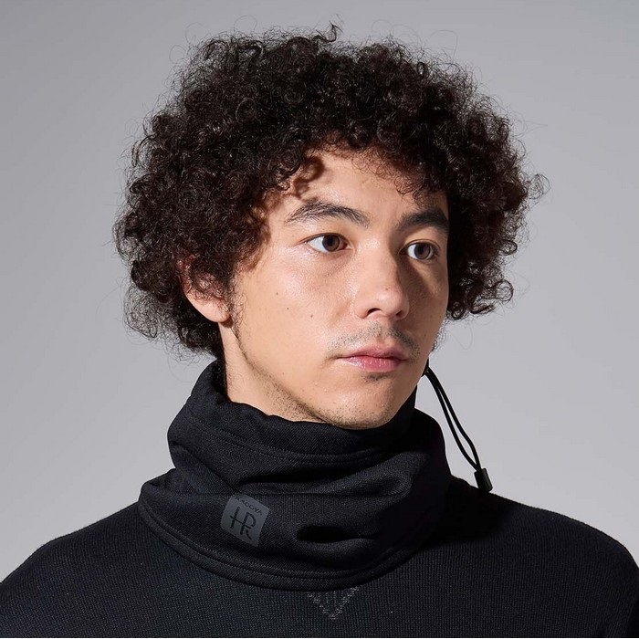 8207 HRT-6 NECKWAMER 防寒ネックウォーマー ブラック｜首周辺・腕周辺