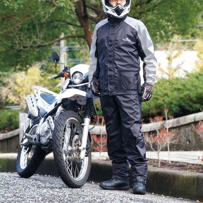 RR7815 デュアルテックスコンパクトレインスーツ 上下セット プラチナ
