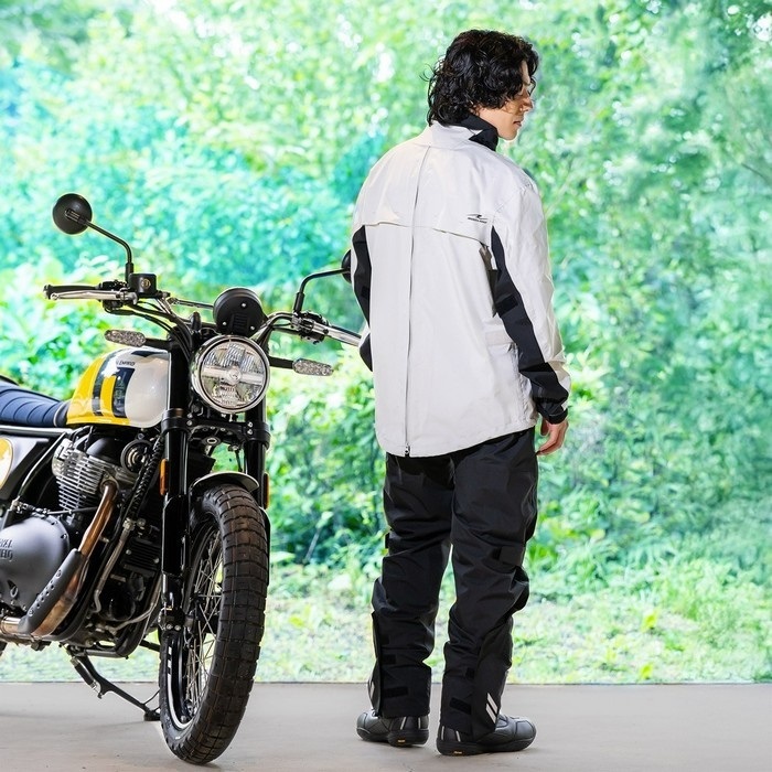 RR7812 デュアルテックス3レイヤーBIBレインスーツ オレンジ｜レイン