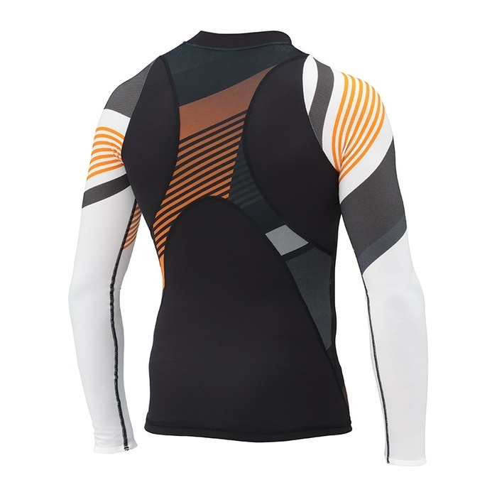 HRU701SP HYOD BOOST CROSS-MESH UNDER SHIRTS〔FLASH〕 BLACK/WHITE 