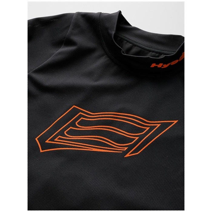 【try】hyod BOOST UNDER WEAR 上下2セット HRU701 HYOD BOOST CROSS-MESH UNDER SHIRTS BLACK/ORANGE
