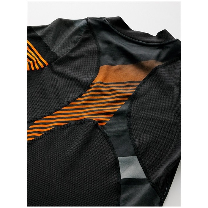 HRU701SP HYOD BOOST CROSS-MESH UNDER SHIRTS〔FLASH〕 BLACK/WHITE