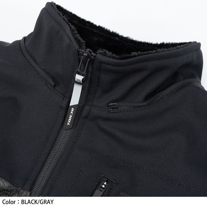 RSU638 e-HEAT フリース インナーパーカ BLACK｜電熱ジャケット