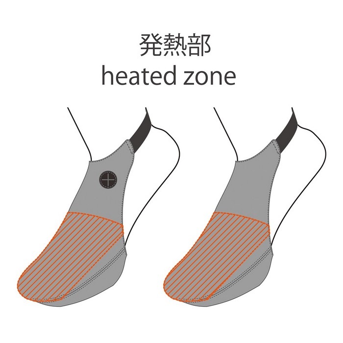 EK-303 USBエレクトリックトゥーウォーマー 【Black】｜電熱その他｜の