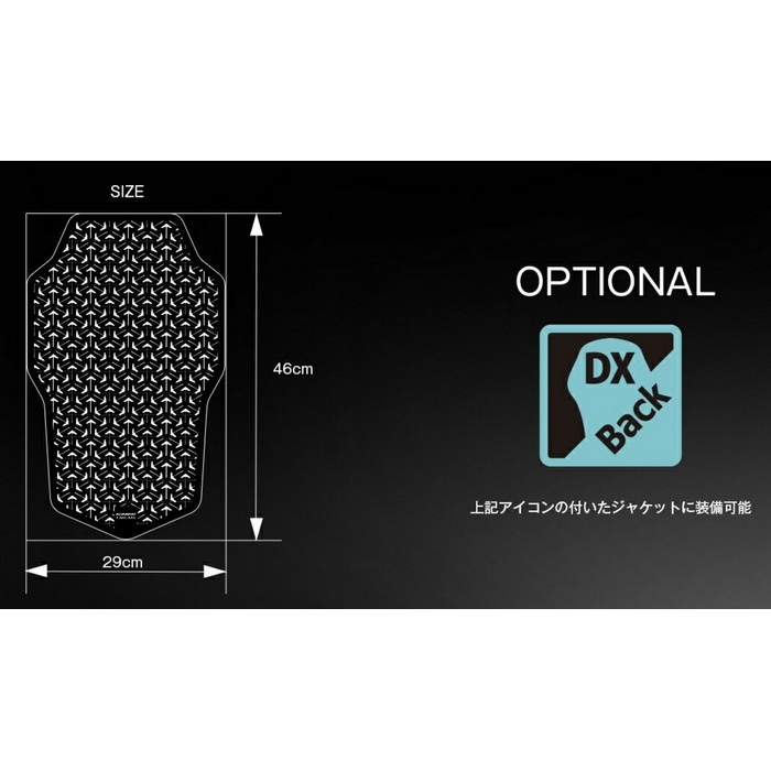 SK-847 エニグマCE2バックプロテクター 【Black】｜バックプロテクター