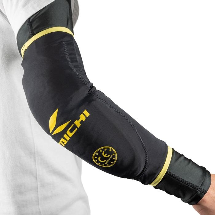 TRV046 ステルス CE エルボーガード (ハード) BLACK/YELLOW｜肩