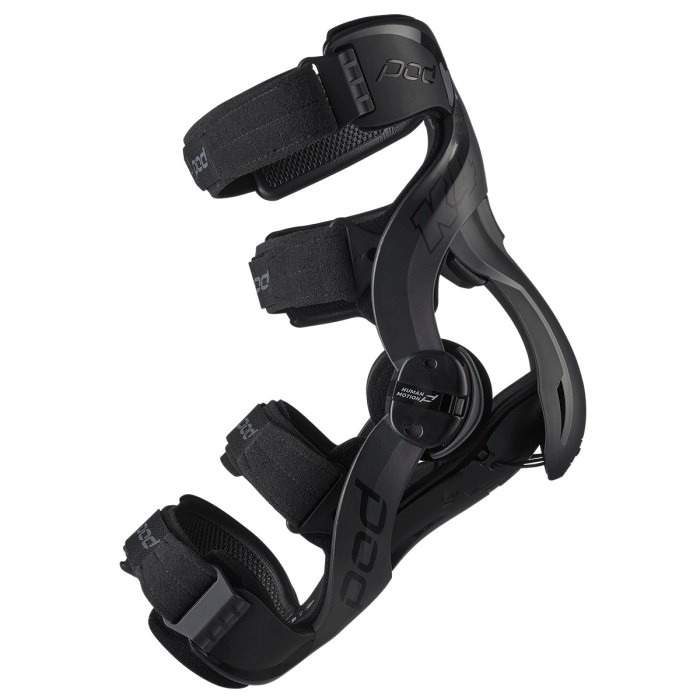 POD K4 2.0 Knee Brace M/L ブラック 一度使用の美品‼️ POD K4 2.0 ニーブレース【左右セット】ブラック｜膝・すね