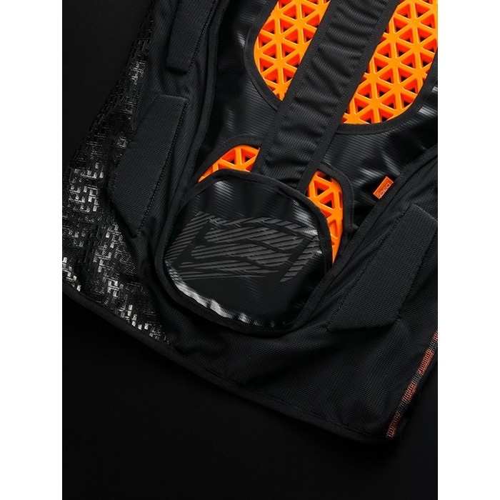 HRZ910N D3O AIR PROTECT VEST(onepiece) BLACK｜上半身プロテクター 