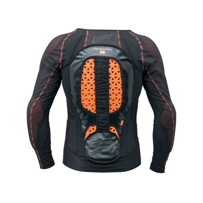 HRZ913D D3O AIR PROTECT SHIRTS(separate) BLACK/ORANGE STITCH 