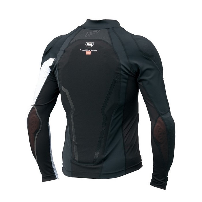 STU108D D3O AIR PROTECT RASH GUARD BLACK/WHITE｜上半身プロテクター 