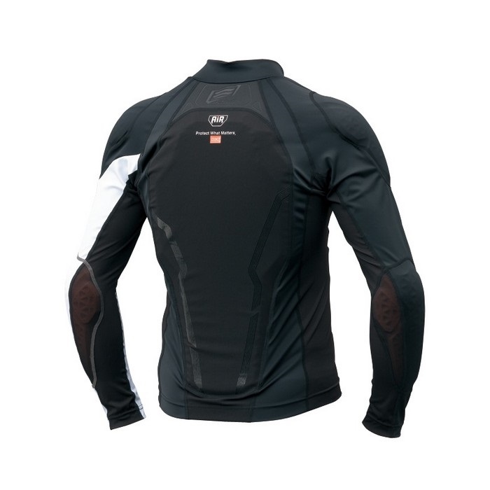 STU108D D3O AIR PROTECT RASH GUARD WHITE/BLACK｜上半身プロテクター 