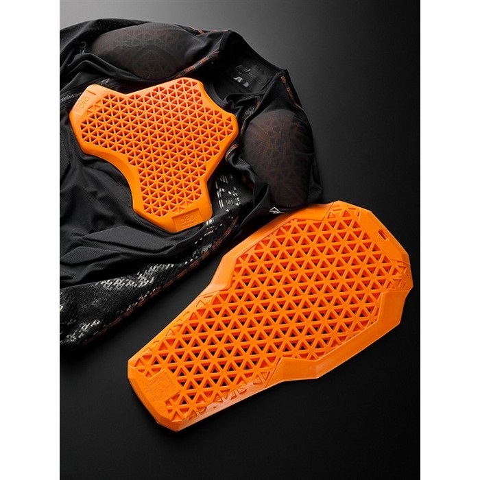 HRZ917D D3O AIR PROTECT SHIRTS(onepiece) BLACK/ORANGE STITCH