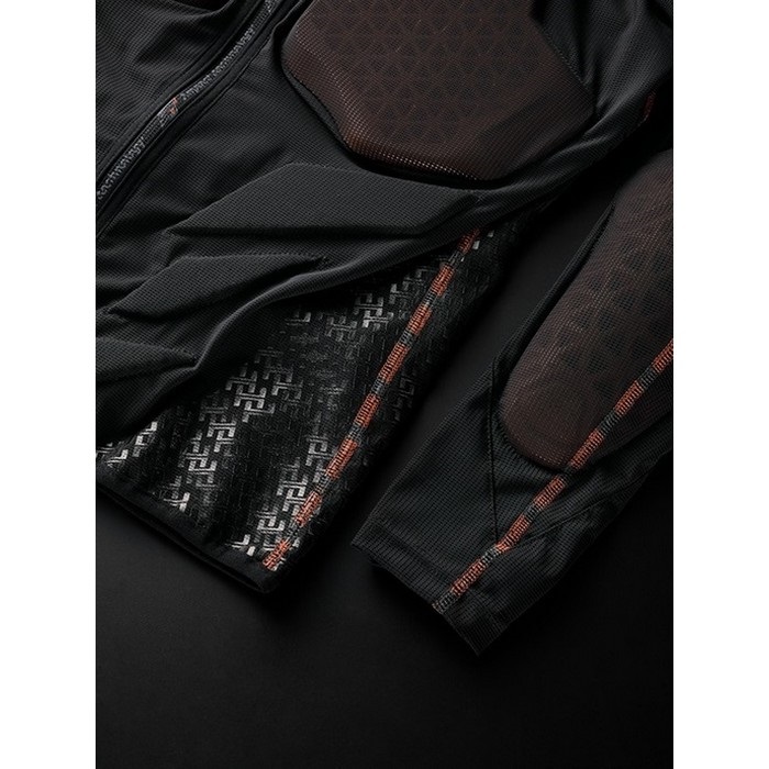 HRZ913D D3O AIR PROTECT SHIRTS(separate) BLACK/ORANGE STITCH