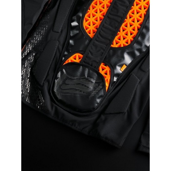 HRZ913D D3O AIR PROTECT SHIRTS(separate) BLACK/ORANGE STITCH