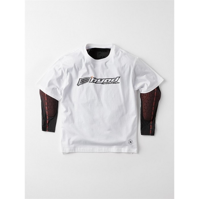 HRZ913D D3O AIR PROTECT SHIRTS(separate) BLACK/ORANGE STITCH