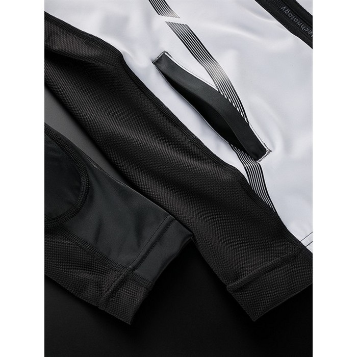 STU108D D3O AIR PROTECT RASH GUARD BLACK/WHITE｜上半身プロテクター