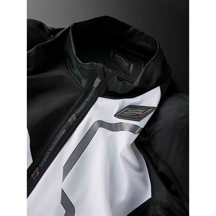STU108D D3O AIR PROTECT RASH GUARD WHITE/BLACK｜上半身