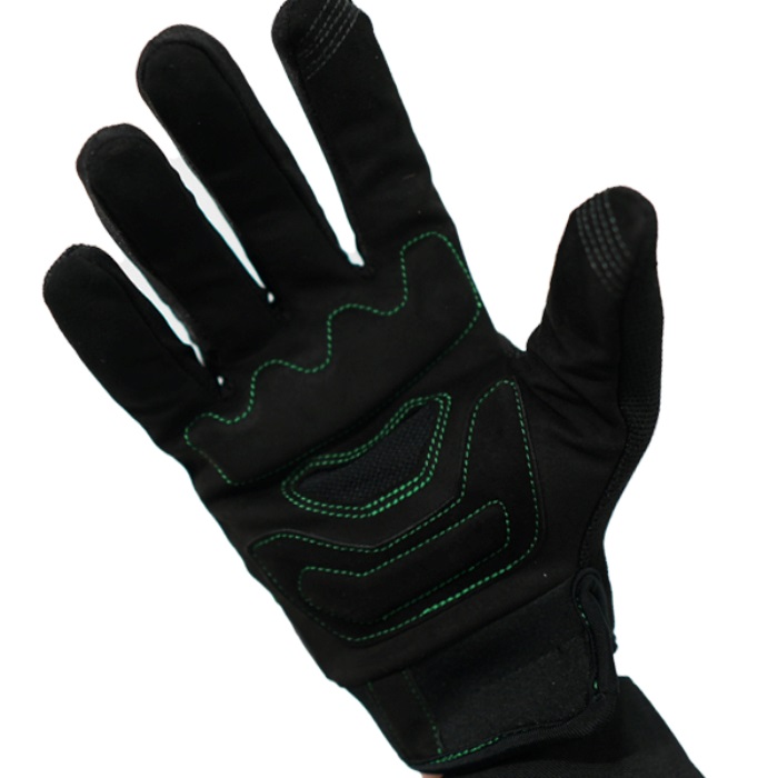 在庫限り】 FG-S618 スリットニットグローブ ブラック＆ブルー