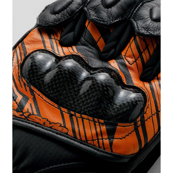 HSG521N ST-X CORE WINTER GLOVES(LONG) ブラック/ホワイト オレンジ