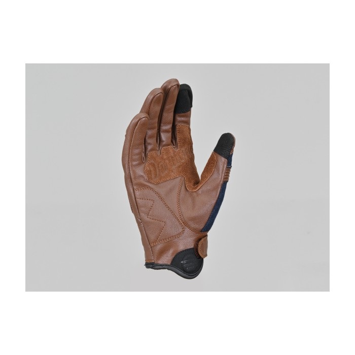 DG-027 デニムパッドレザーグローブ ブラウン｜ウィンターグローブ｜の