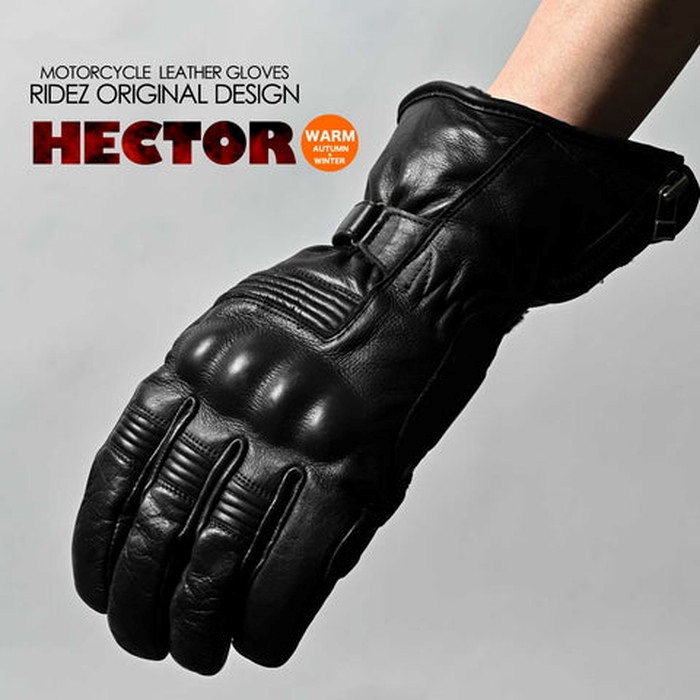 HECTOR GLOVES BLACK RWG09｜レザーグローブ｜の通販なら、オートバイ