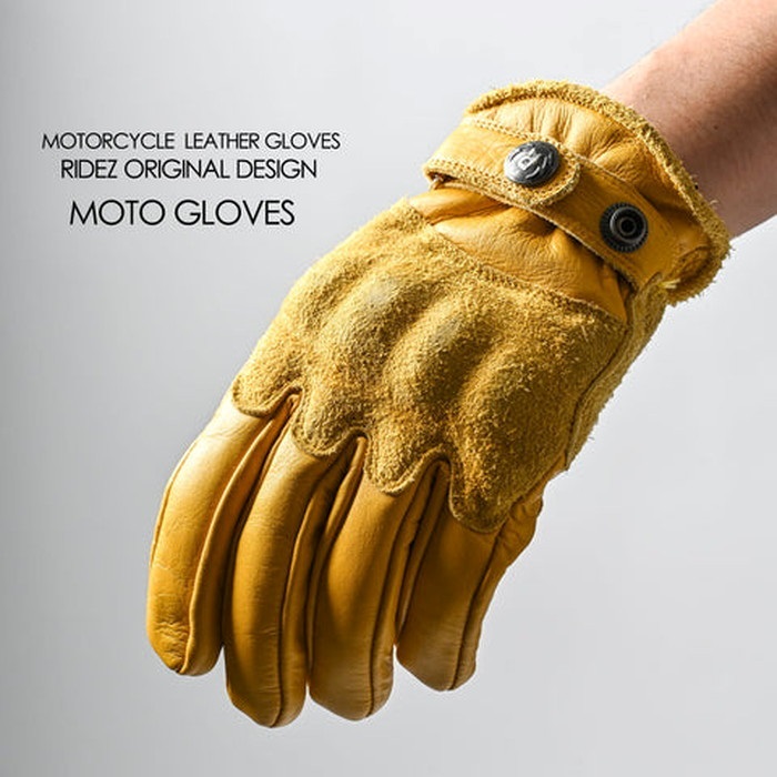 MOTO GLOVES REBEL MUSTARD RLG2202｜レザーグローブ｜の通販なら