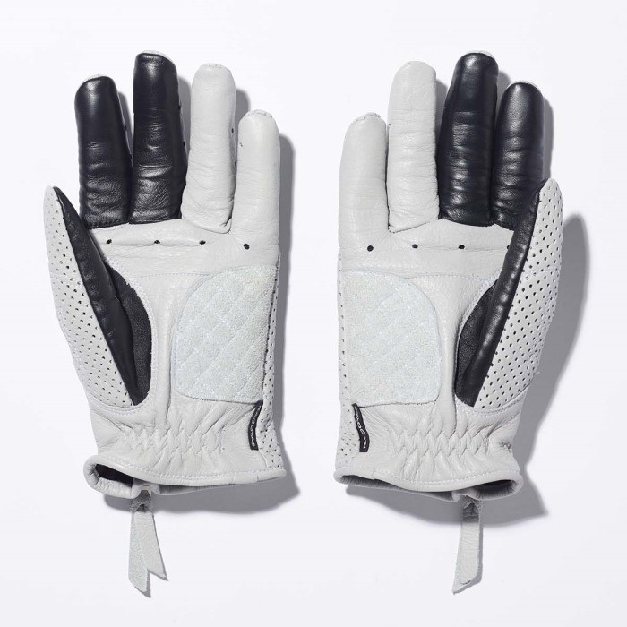 3359 ROX GLOVE - PL パンチングレザーグローブ グレー｜レザー