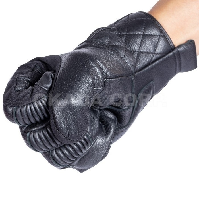 BRASS LEATHER GLOVE レザーグローブ 10 BLACK 10 BLACK｜レザー