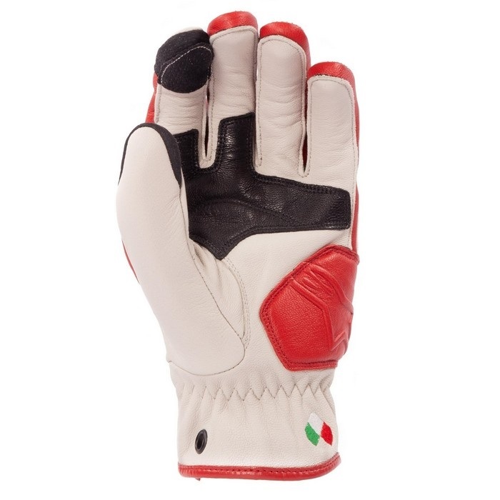 DYNO LEATHER GLOVE レザーグローブ 8005 ECRU RUBY RED｜レザー
