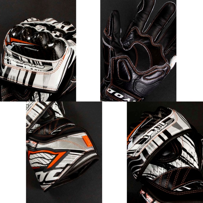 HRG204DL DYNAMIC D3O RACING GLOVES(Fast-Hide) SILVER｜レーシング