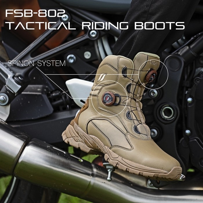 FSB-802 タクティカルライディングブーツ ブラック｜ブーツ｜の通販