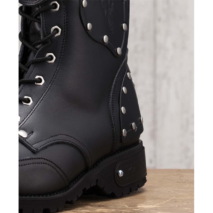 4512 HAMMER BOOTS SHORT ハンマーブーツ ショート ブラック/ブラック