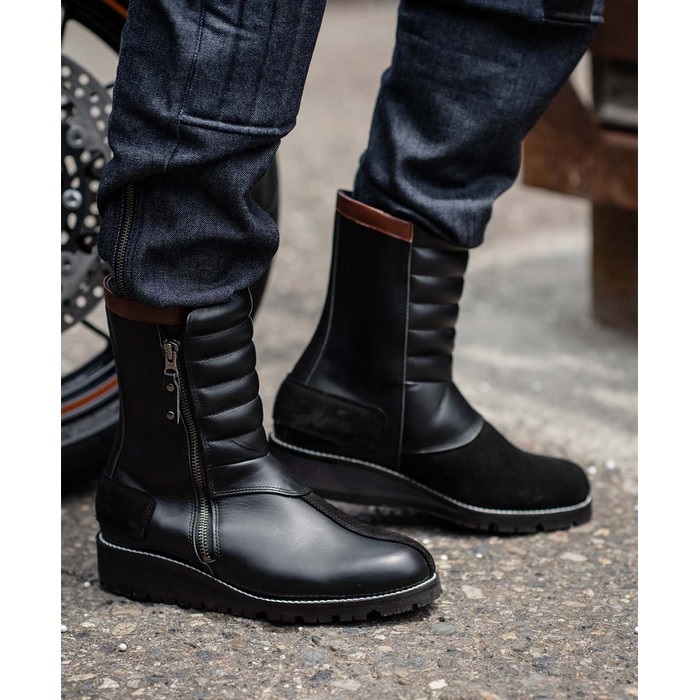 FT ブーツ「BOOTER」 4337 RAPTOR BOOTS レザーブーツ ブラック｜ブーツ｜の通販なら