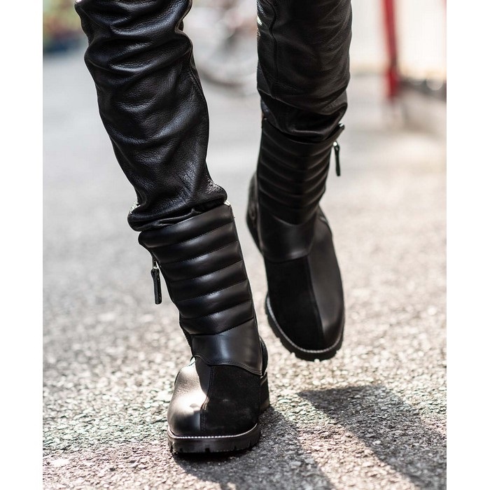 4337 RAPTOR BOOTS レザーブーツ ブラック｜ブーツ｜の通販なら