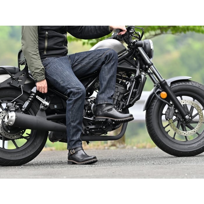 HBS-008 サイドゴアブーツ ブラック｜ブーツ｜の通販なら、オートバイ