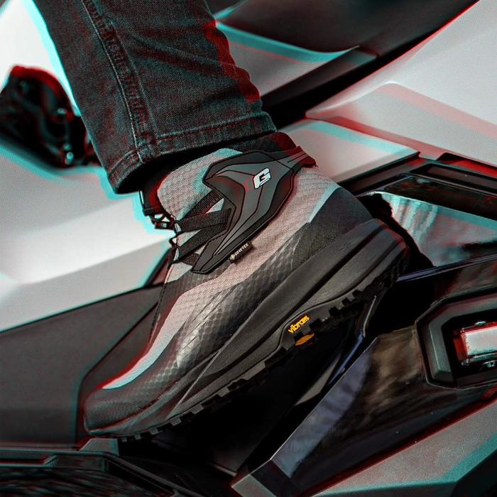 GAERNE ガエルネ Gゼノン GORE-TEX/グレー/ブラック｜シューズ