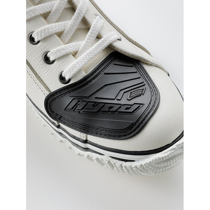HYF003 HIGH-CUT RIDE SNEAKERS (レザースニーカー) BLACK｜シューズ