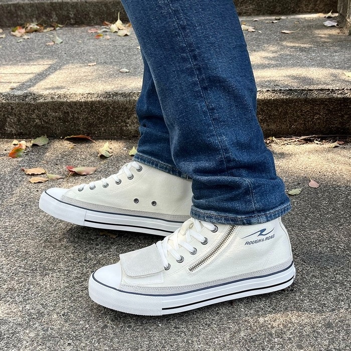 RR5837 ラフライディングスニーカー R-アイボリー/ブルー