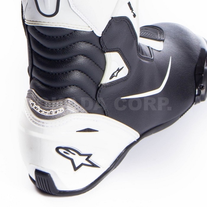 SMX S BOOTS スポーツツーリングブーツ 12 BLACK WHITE｜レーシング