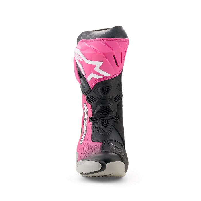 SUPERTECH-R BOOT 1634 BLACK MAGENTA WHITE YELLOW｜レーシングブーツ