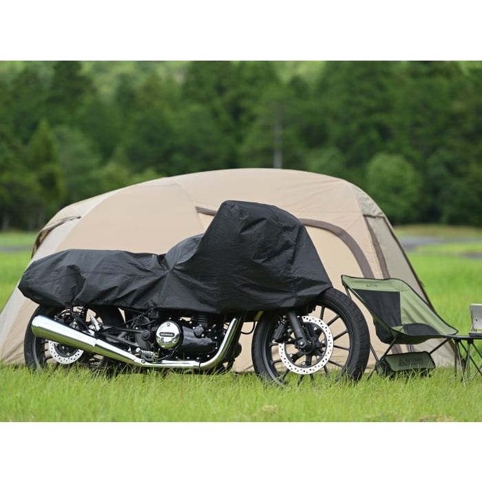 ブラックカバー コンパクトハーフカバー ミディアム｜バイクカバー｜の