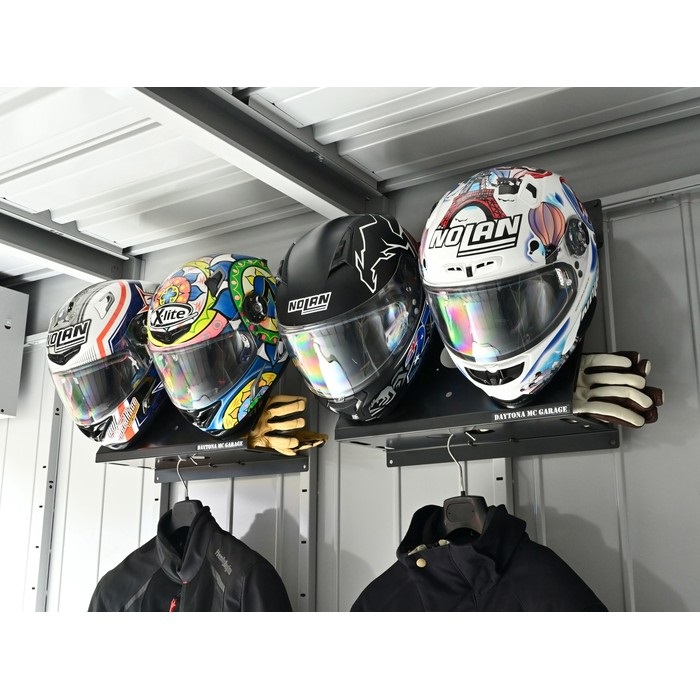 バイクガレージ用アクセサリー ヘルメットラック｜ガレージ関連・補修
