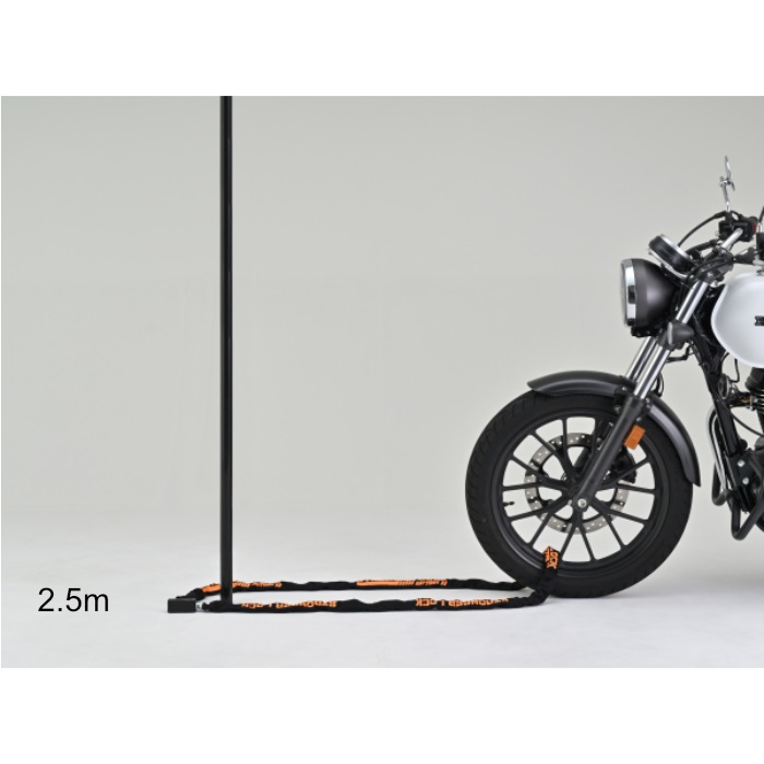 ストロンガーチェーンロック φ8 キーロックタイプ｜ワイヤーロック