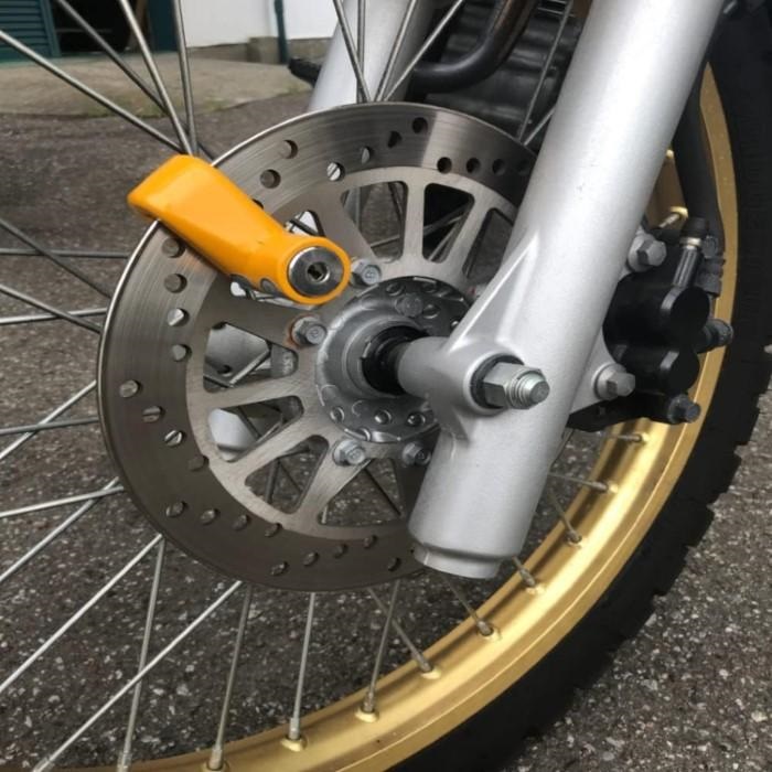 YK-037 コンパクトディスクロック イエロー｜ディスクロック・グリップ