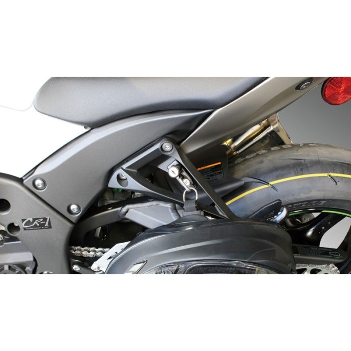 ヘルメットロック ブラック ZX-10R 16-17｜ヘルメットホルダー