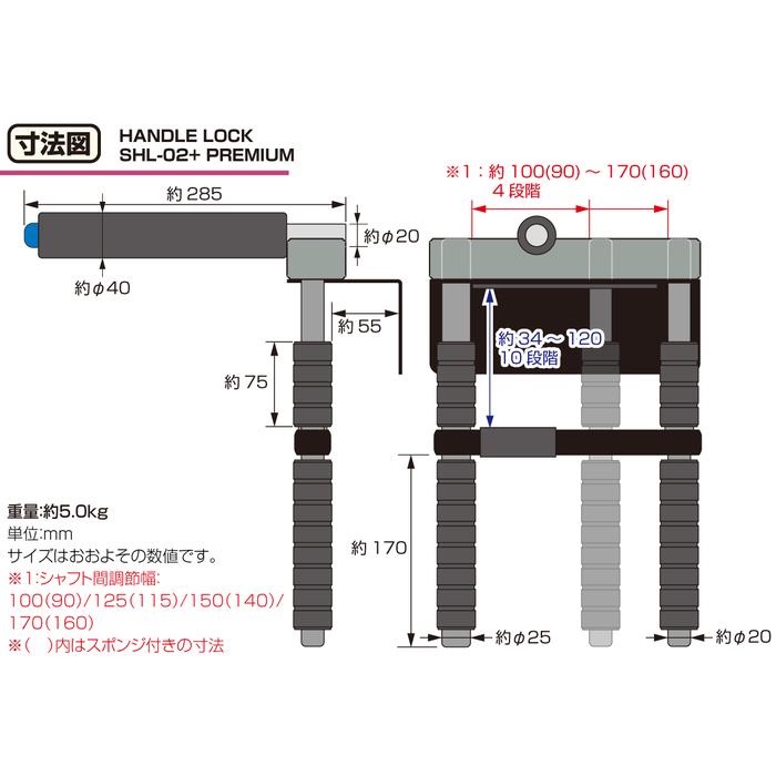 ハンドルロック SHL-02 PREMIUM｜その他｜の通販なら、オートバイ用品